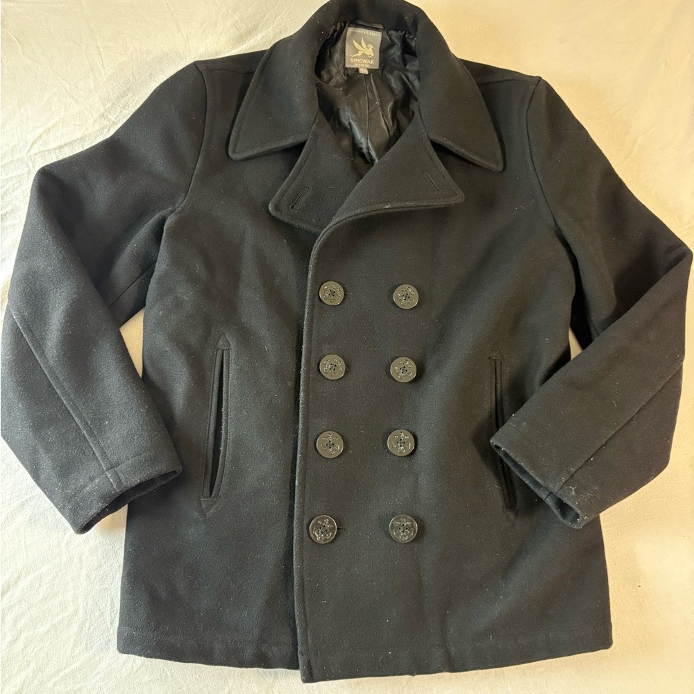 Men's Spiewalk Double-Breasted Peacoat vintage #oldmoney